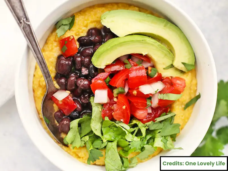 vegan polenta bowl